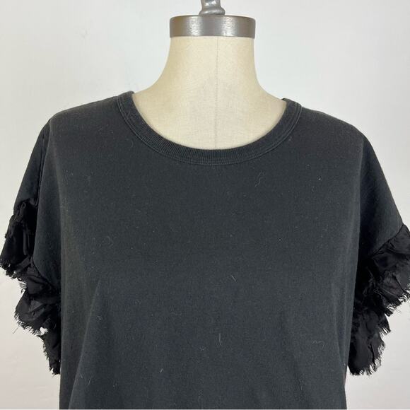 Current/Elliott The Recrafted Ruffle Top - Picture 4 of 9